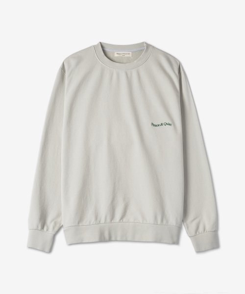 Свитшот с микро-логотипом - HEATHER GRAY / MOPQSS2230HEATHERGRAY