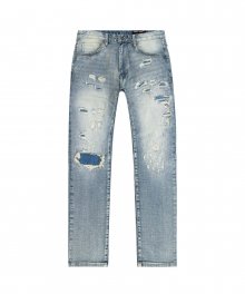 Rip and Repair Semi Basic Jeans