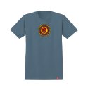 스핏파이어(SPITFIRE) OG FIREBALL S/S T-Shirt - INDIGO BLUE (RED/YELLOW/ORANGE Print) 51010704A
