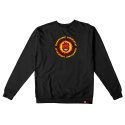 스핏파이어(SPITFIRE) OG FIREBALL Crewneck Sweatshirt - BLACK (RED/YELLOW/ORANGE Print) 53010109
