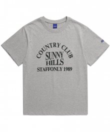 SUNNY HILLS TEE (MELANGE GREY)