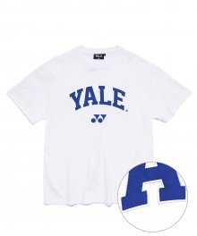 YALE X YONEX 2 TONE ARCH TEE WHITE