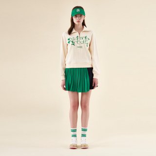 마틴골프(MARTINE GOLF) Chiffon Pleats Skirt_Green 상품 이미지