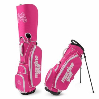 마틴골프(MARTINE GOLF) Martine Stand Caddie Bag_Deep Pink 상품 이미지