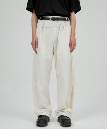 Wide Split Pants - Cream (FL-218)