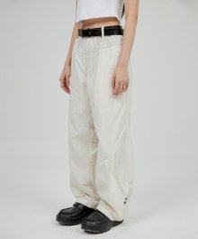 Side Flap Pants - Cream (FL-219)