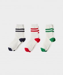 Two Line Socks_3color