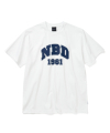 NBD 클래식 로고 반팔 티셔츠 화이트