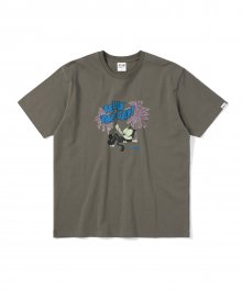 Felix Palm Tree Tee Dark Mocha