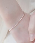 봉보(BONBEAU) Gemma twist silver chain Bracelet 젬마 꼬임 체인 실버 925 데일리 팔찌