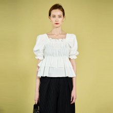 Magnolia puffy cotton blouse