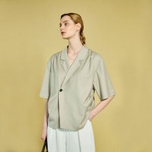 München wool-tencel blouse