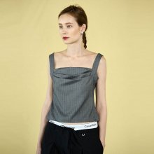 Benett stripe sleeveless top