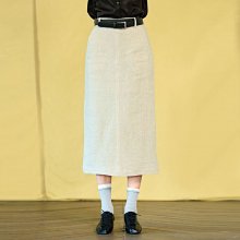 Esther linen twin-belted skirts