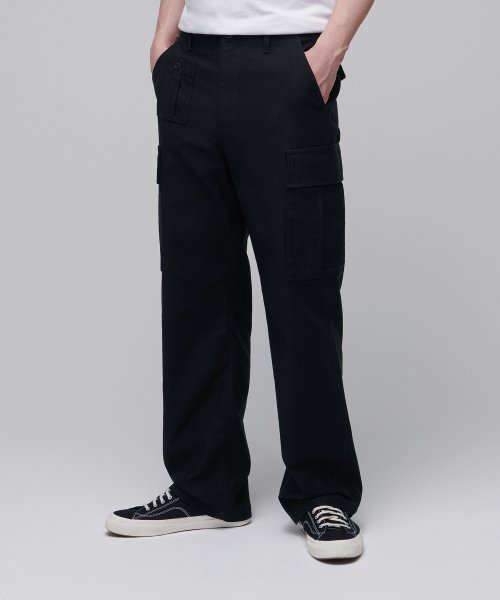 MUSINSA  AVANDRESS real wide cargo pants BLACK