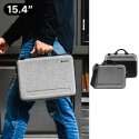 탐탁(TOMTOC) [A25/15.4 사이즈] 더블프로텍션 맥북 노트북 하드 케이스 파우치 가방