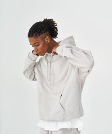 Signature sweat hood (Concrete)