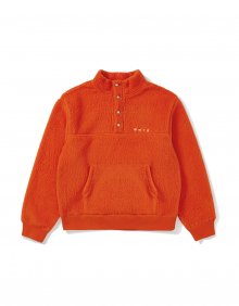 [Mmlg] BETWEEN 1/4 SNAP FLEECE (ORANGE)