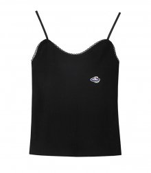 vivamoon lace sleeveless BLACK