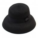유니버셜 케미스트리(UNIVERSAL CHEMISTRY) Summer Black Bowl Panama Hat 파나마햇