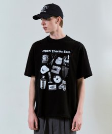 OTS Graphic T-Shirt Black