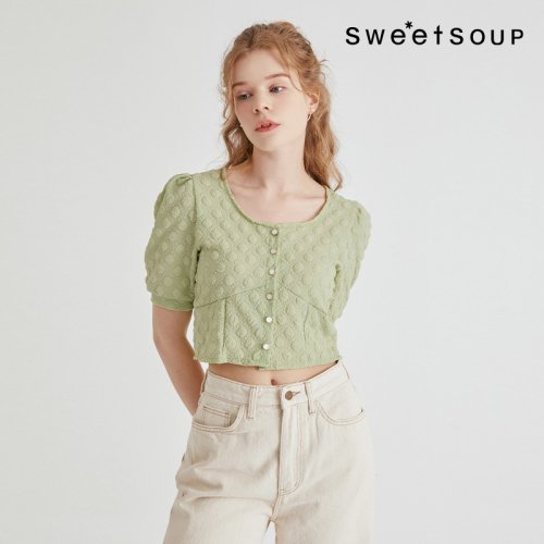 스위트숲(SWEET SOUP) 링클 포인트 블라우스(WY6SSE3) - 사이즈 & 후기 | 무신사