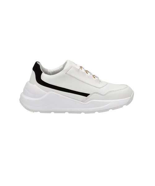 MUSINSA KRISTIN Ares sneakers white black