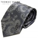 토마스 베일리(THOMAS VAILEY) 패션넥타이-크로쉐 그레이 8cm