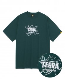 [TERRA X WII] GRAPHIC T-SHIRT GREEN
