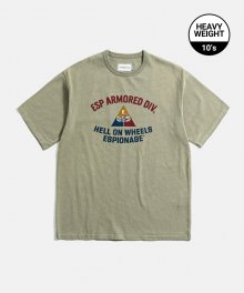 Armored Div Heavyweight Tee Olive