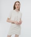Tweed mini skirt (IVORY)