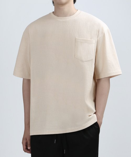베리베인(VERYVAIN) STUCCO POCKET SLEEVE (BEIGE) - 사이즈 & 후기 | 무신사