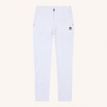 W RIBBED-LIKE SOLID WOVEN PANTS