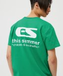 이에스씨 스튜디오(ESC STUDIO) childish fascination t-shirt (green)
