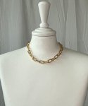 섹스토(SEXTO) [목걸이][써지컬스틸]30115 Chain Necklace Gold