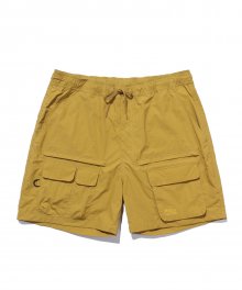 YALE X ABU GARCIA NYLON MULTI POCKET SHORT PANTS YELLOW