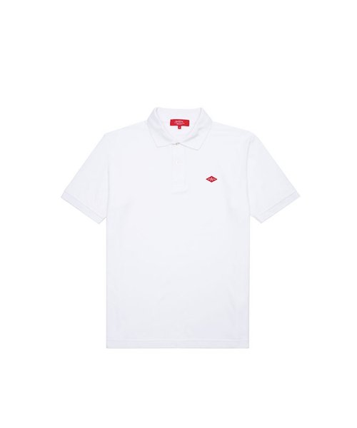 AN BASIC POLO-SHIRT - WHITE