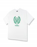 바베우(VABEU) 오버핏 월계수 반팔 티셔츠 [화이트]