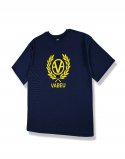 바베우(VABEU) 오버핏 월계수 반팔 티셔츠 [네이비]