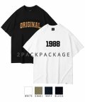 [패키지]에센셜  + 1988 오버핏  로고 티셔츠