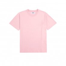베이직 캔버스 숏 슬리브 티셔츠 핑크