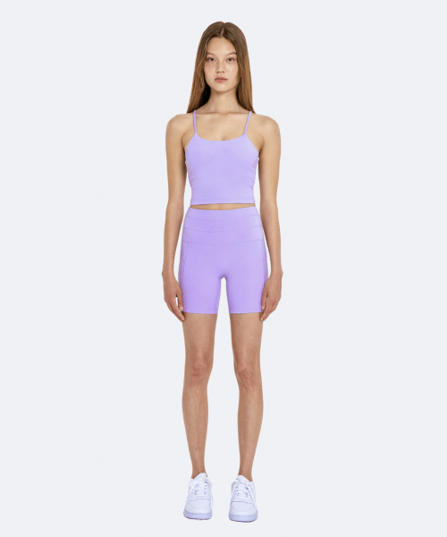 Bootyful Crop Shorts фиолетовый