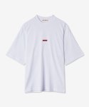 마르니(MARNI) 여성 코튼 저지 로고 반소매 티셔츠 - 릴리 화이트 / THJE0263X0UTCZ5700W01