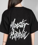 몬스터리퍼블릭(MONSTER REPUBLIC) 무브먼트 로고 티셔츠 블랙(화이트)