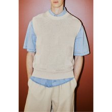 [sadsmile] sweater vest_CQWAX22311IVX