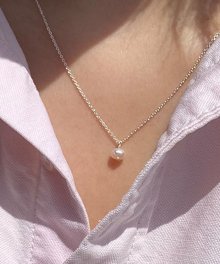 Un.silver.100 / mon necklace (2 size)