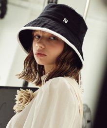 [unisex]PIGMENT TRIM BLACK BUCKET HAT