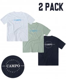 UNISEX 캄포 티셔츠 2PACK