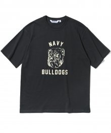 navy bulldogs s/s tee charcoal