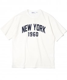 newyork 1960 s/s tee off white